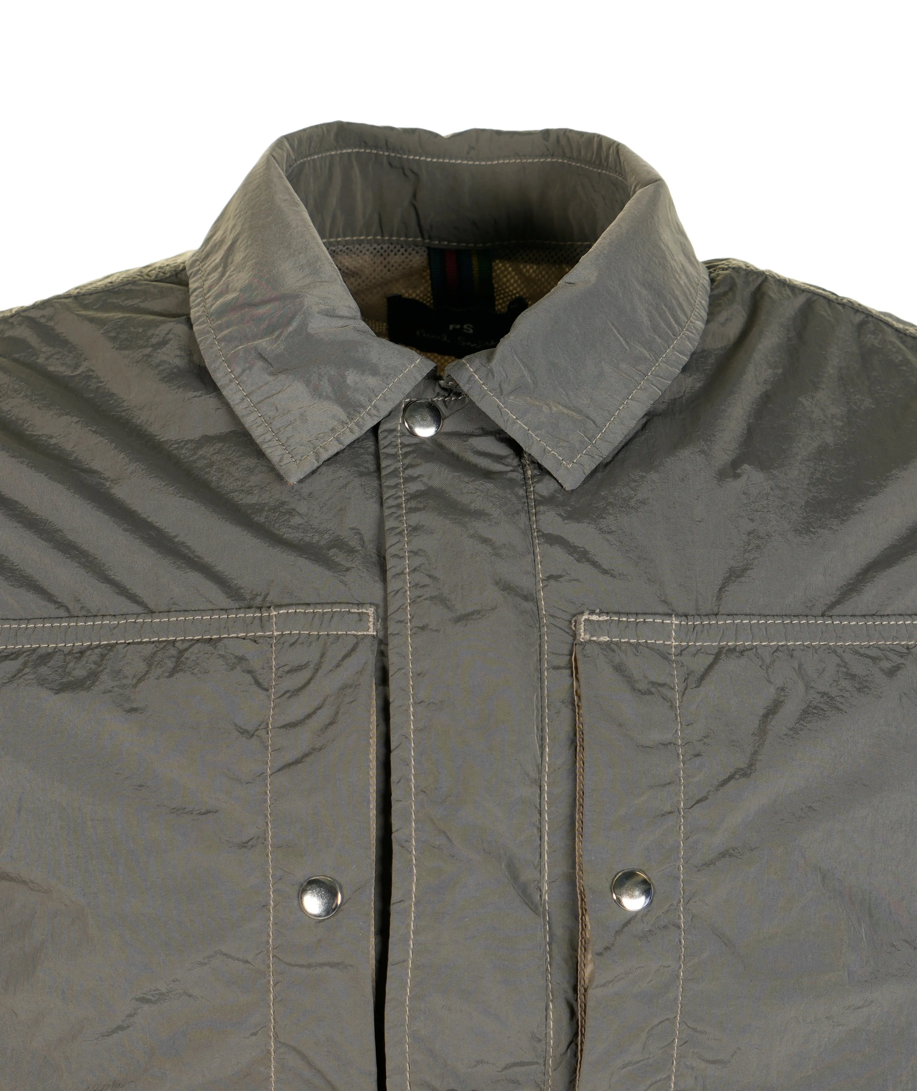 Garment Dyed Nylon Jacket Khaki sold by RAGAZZI product image thumbnail 4