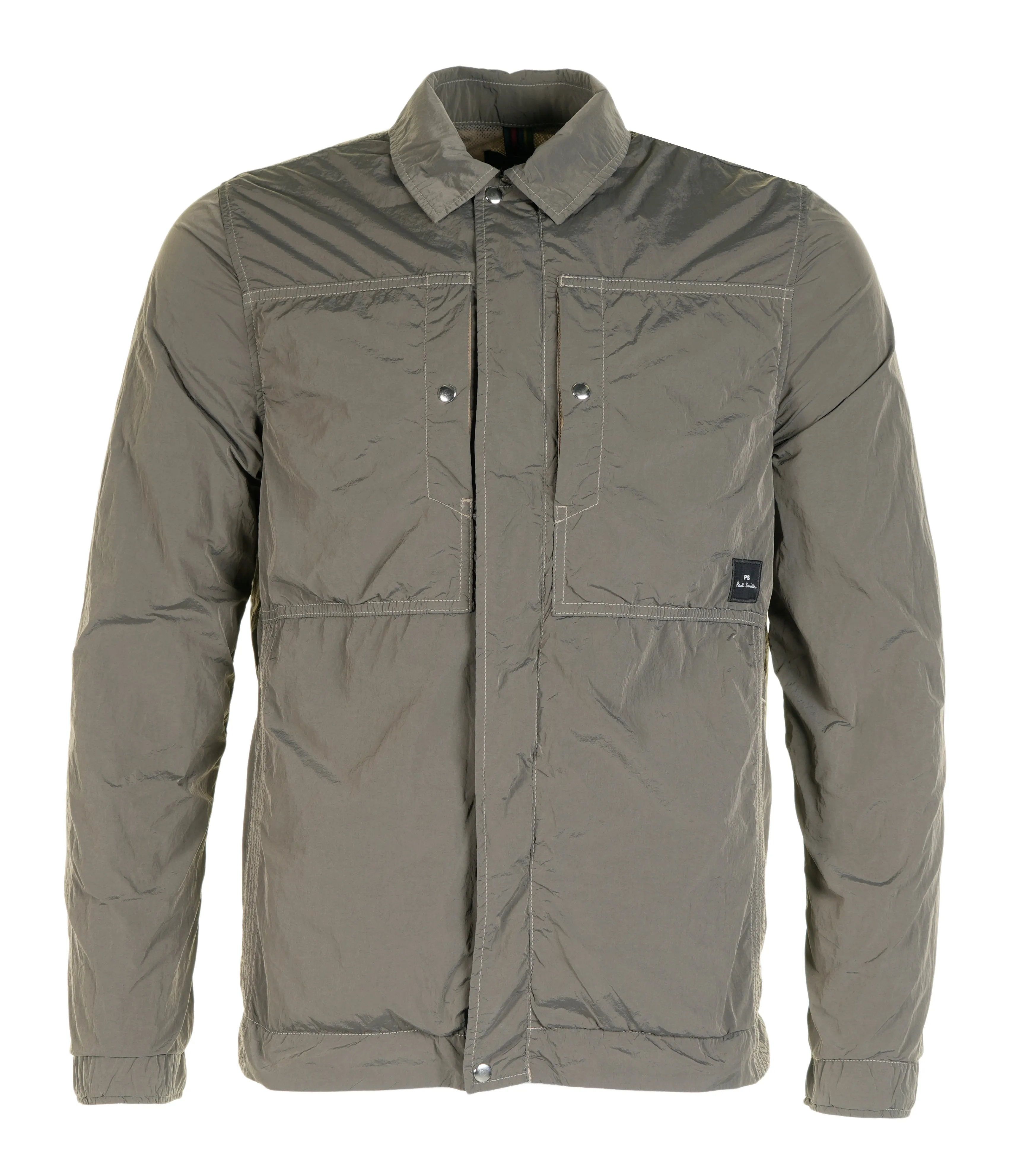 Garment Dyed Nylon Jacket Khaki sold by RAGAZZI