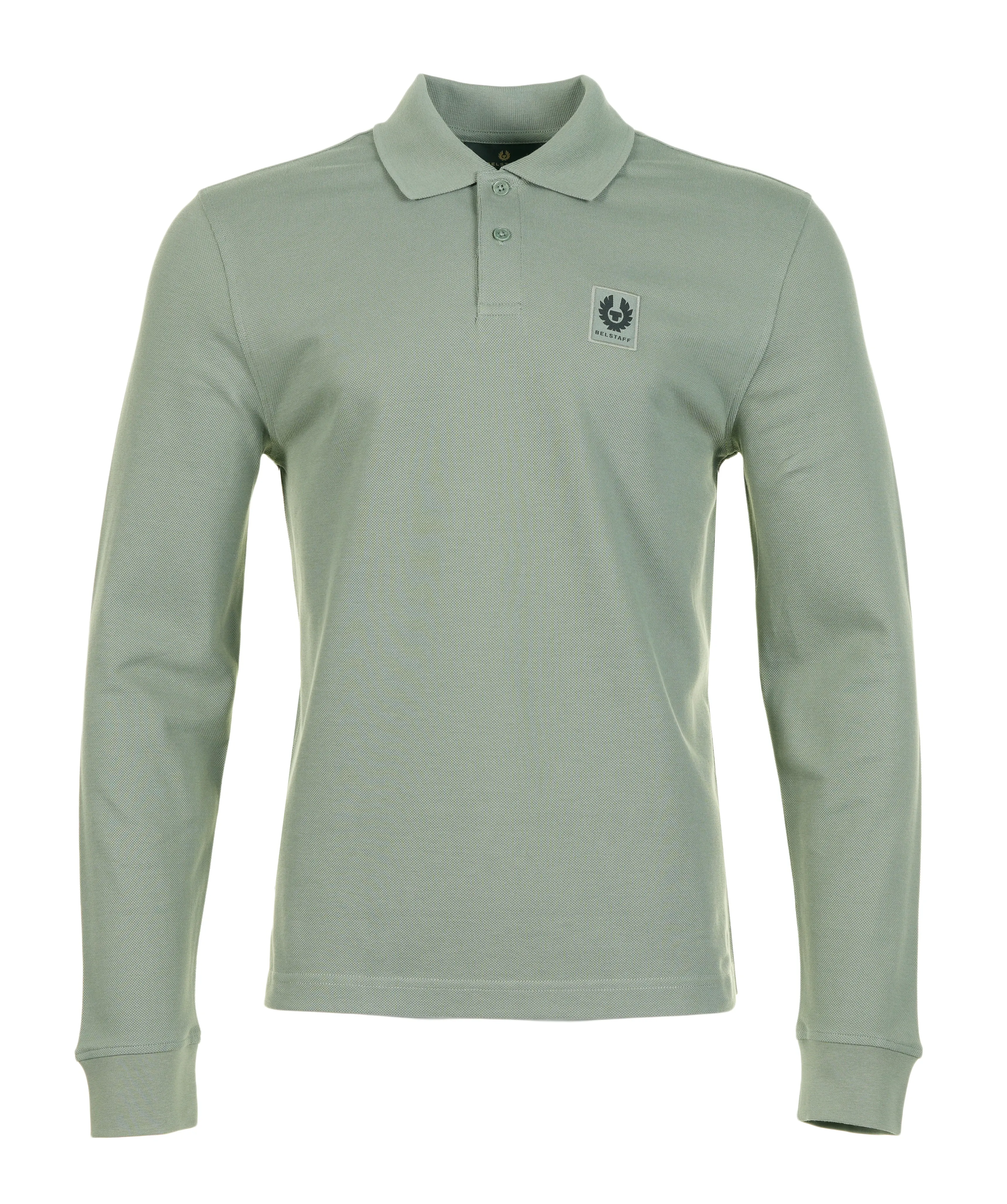 Long Sleeve Polo Shirt Sage Green sold by RAGAZZI