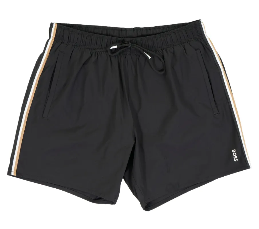 Iconic Swim Shorts Black sold by RAGAZZI