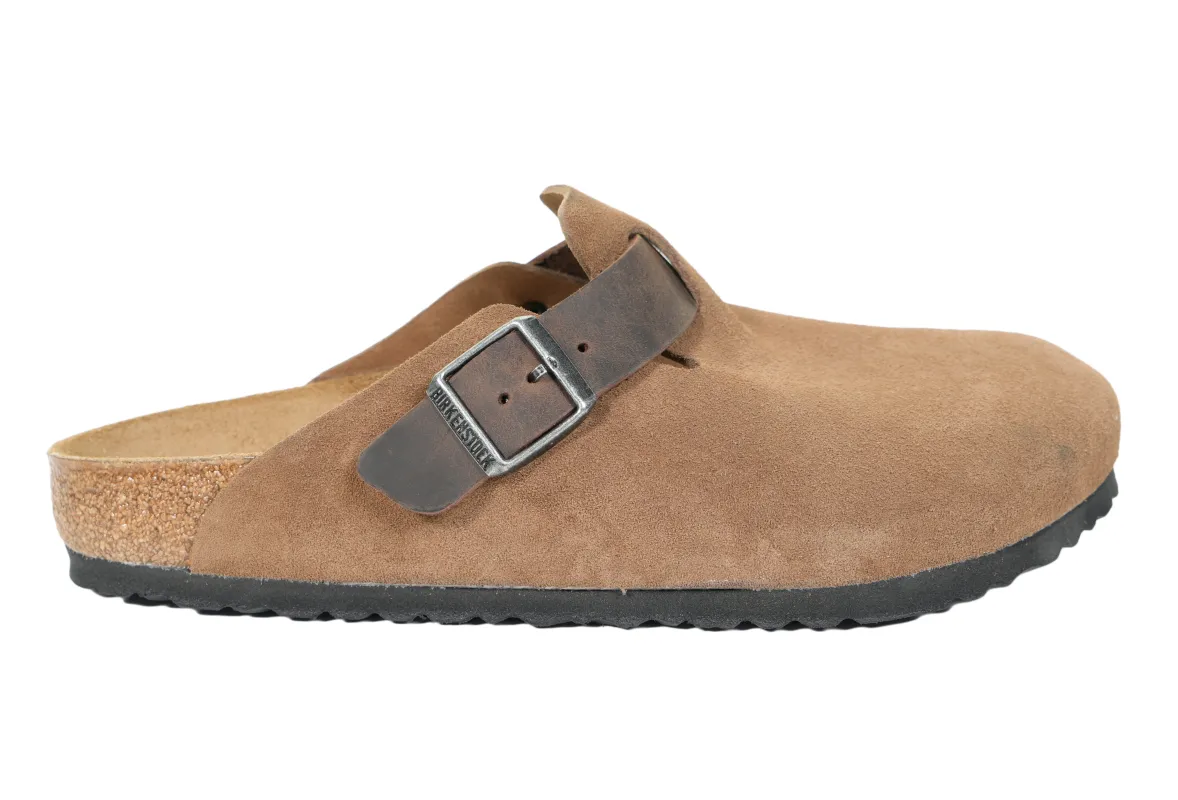 Boston LEVE/LEOI Clogs Regular Fit Suede Dark Tea sold by RAGAZZI