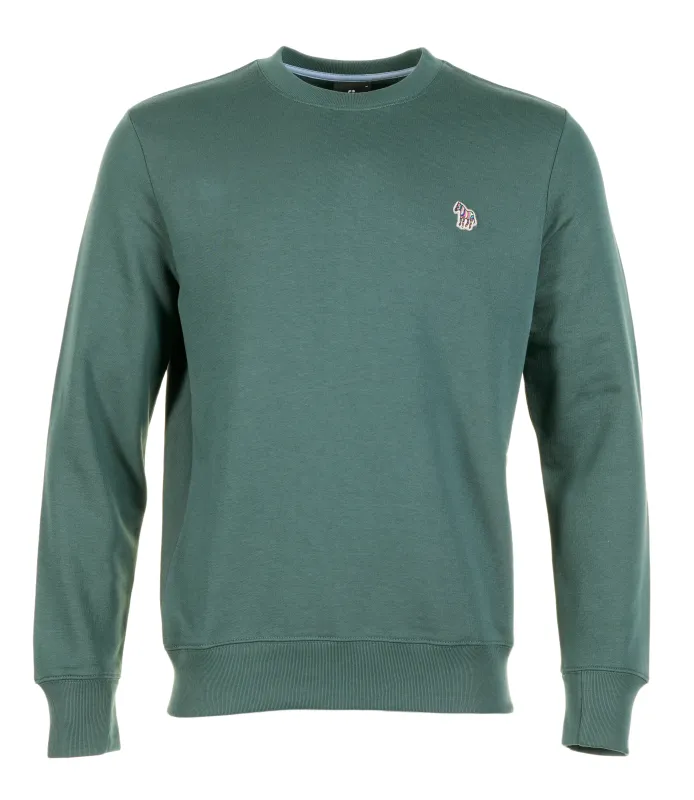 Zebra Crew Sweatshirt Petrol Green sold by RAGAZZI