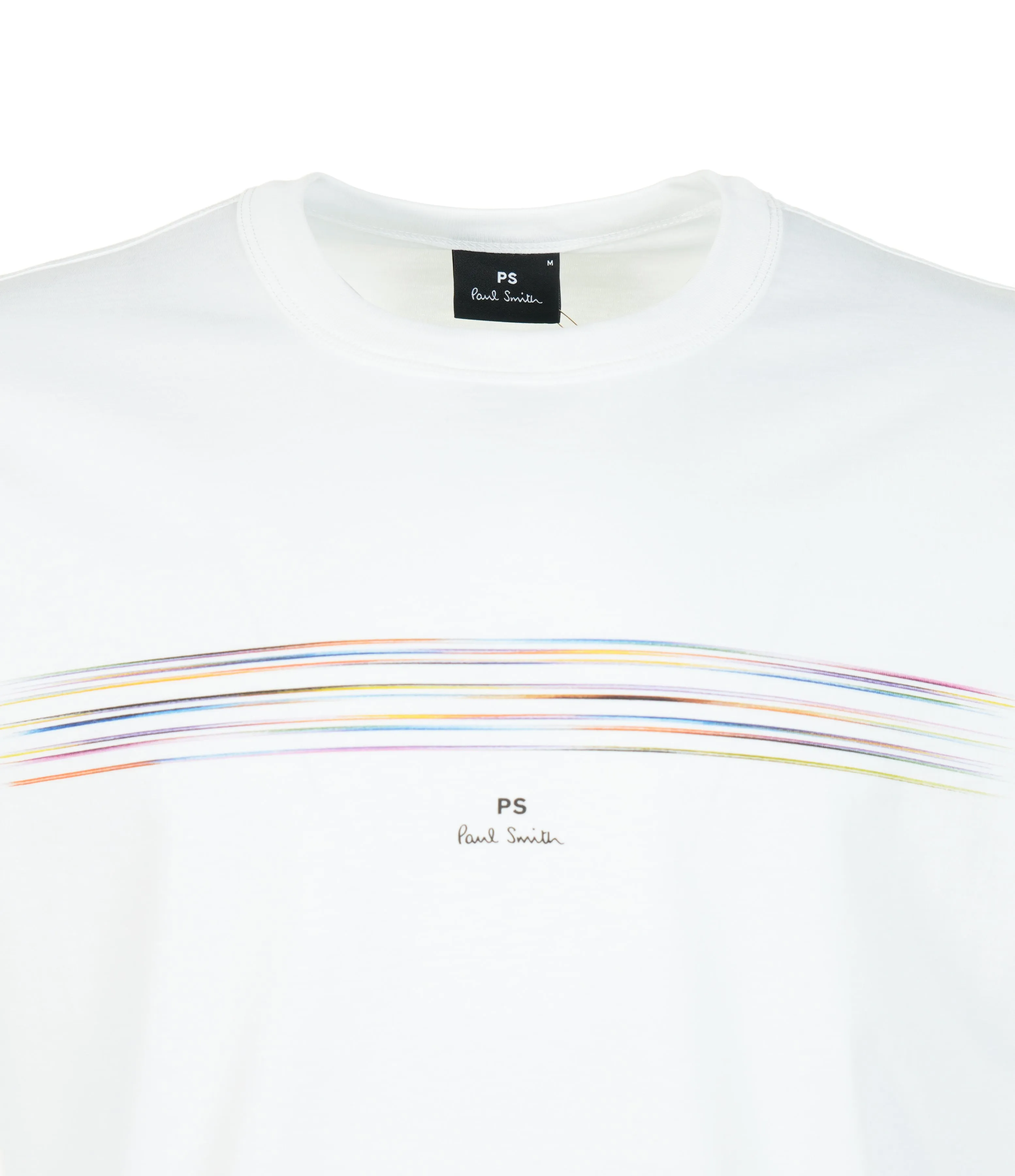 Casual Fit Short Sleeve T Shirt White Stripe sold by RAGAZZI product image thumbnail 3