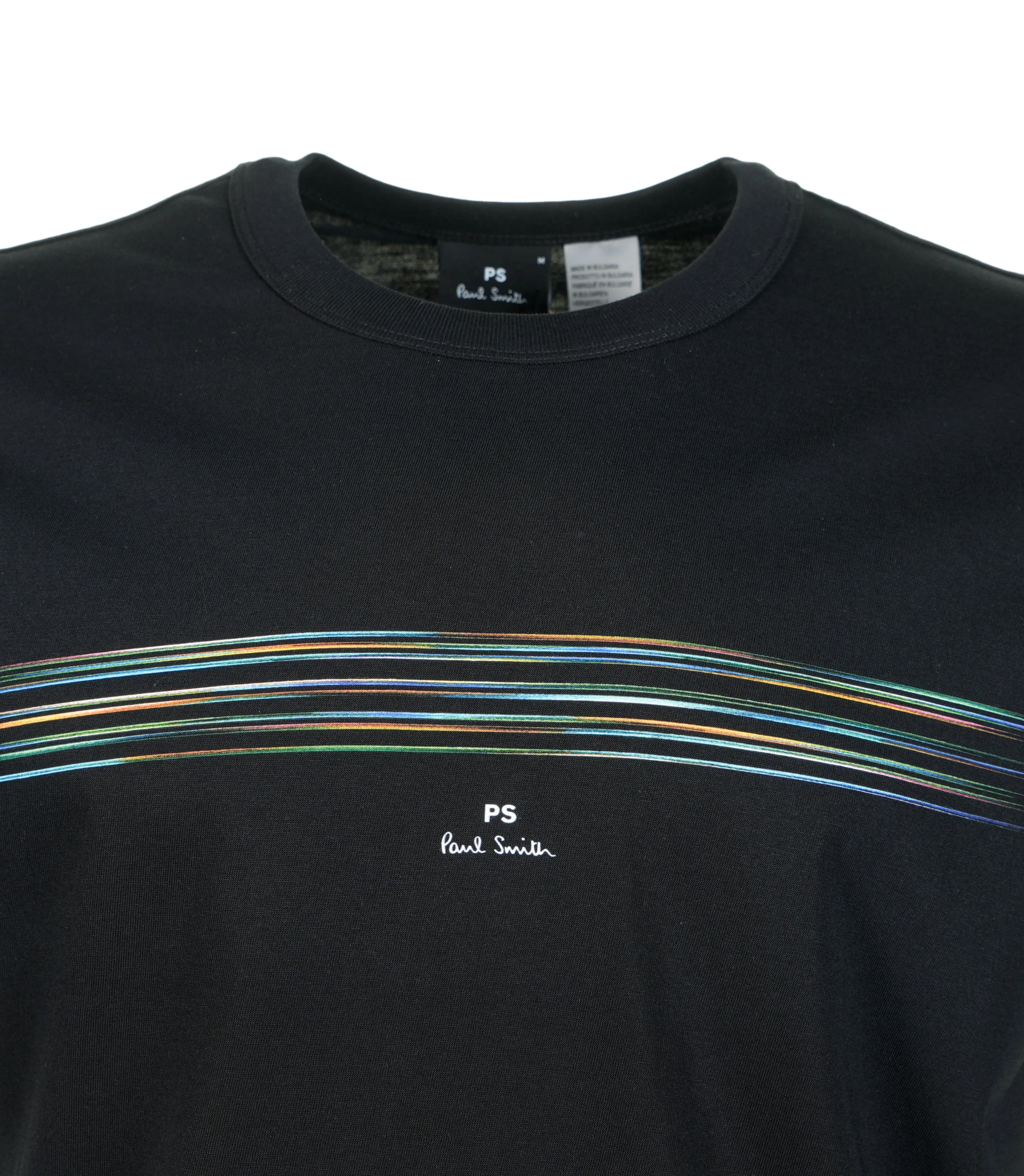 Casual Fit Short Sleeve T Shirt Black Stripe sold by RAGAZZI product image thumbnail 3