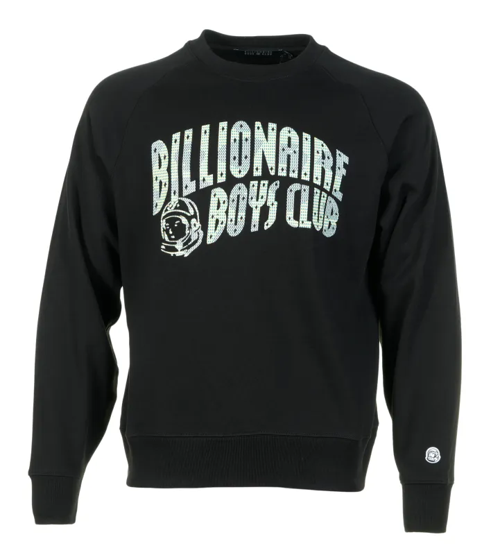 Tri tone Arch Logo Crewneck Sweatshirt Black sold by RAGAZZI