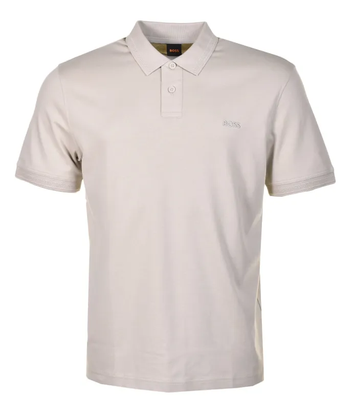 Pe Interlock Short Sleeve Polo Shirt Light Beige sold by RAGAZZI