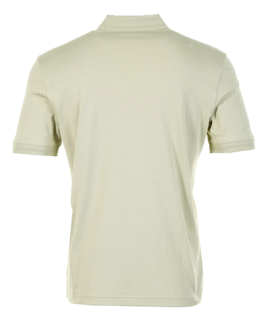 Pe Interlock Short Sleeve Polo Shirt Open Green sold by RAGAZZI product image thumbnail 2