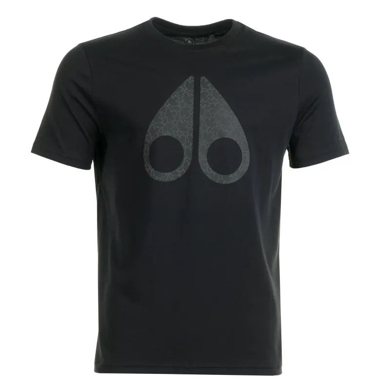Short Sleeve Chamblee Leaf T Shirt Black sold by RAGAZZI