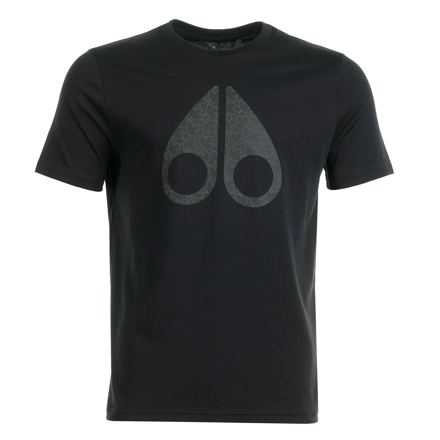 Short Sleeve Chamblee Leaf T Shirt Black sold by RAGAZZI