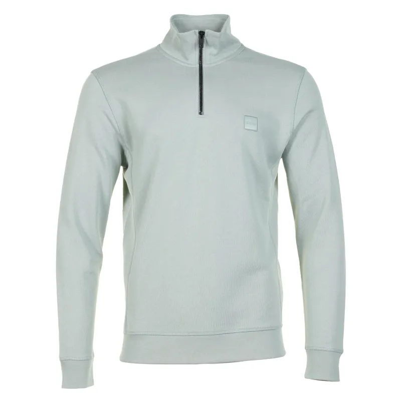 Zetrust Quarter Zip Sweatshirt 351 Open Green sold by RAGAZZI