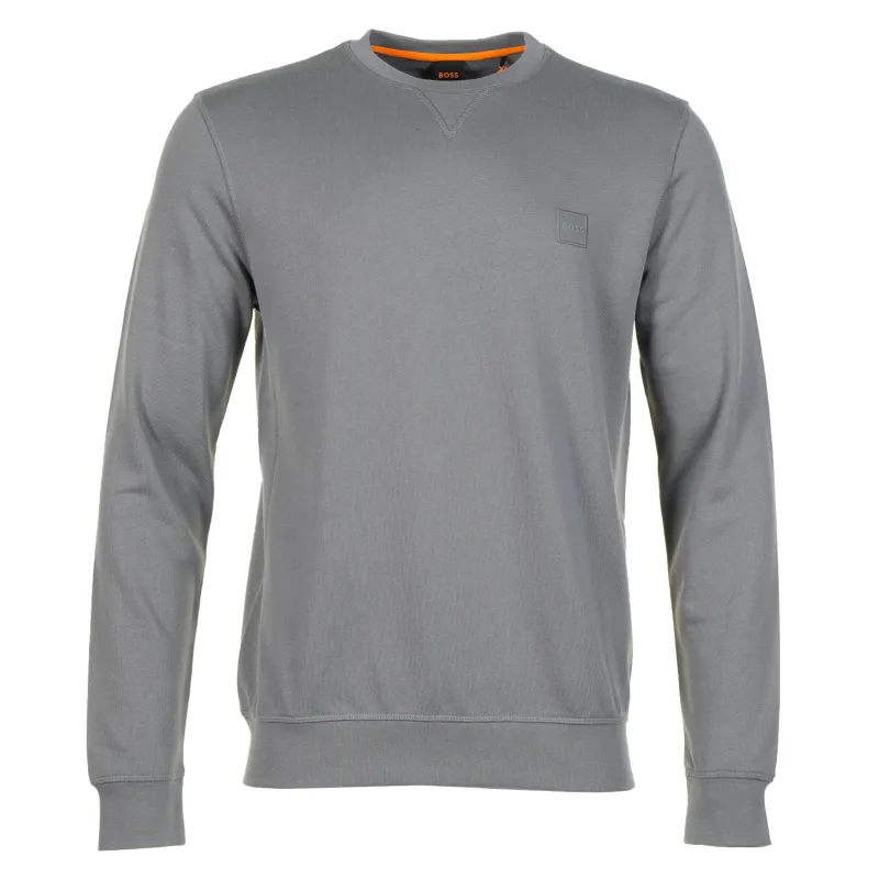 Westart Sweatshirt 062 Open Grey made by BOSS ORANGE