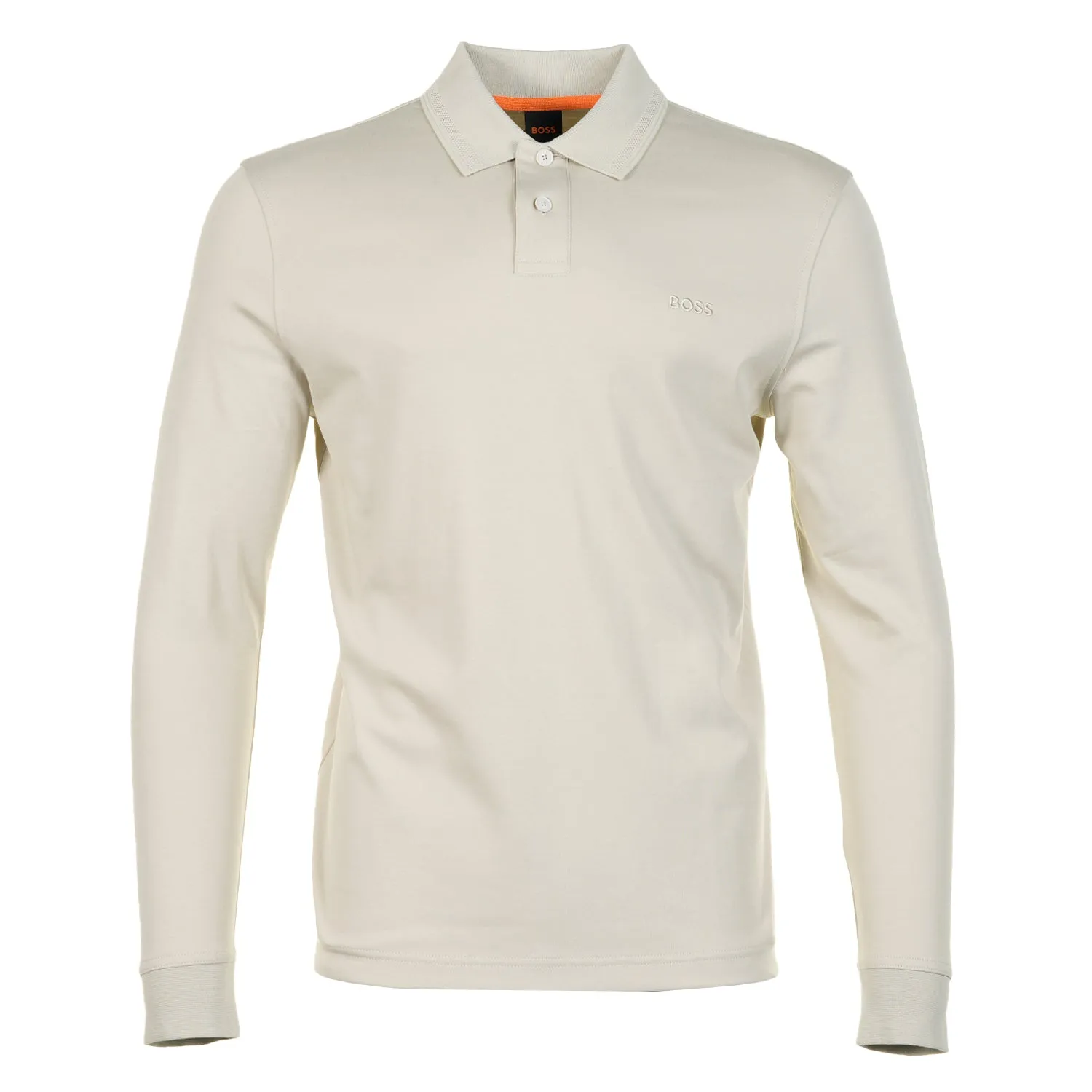 Pe Interlock Long Sleeve Polo Shirt 271 Light Beige sold by RAGAZZI