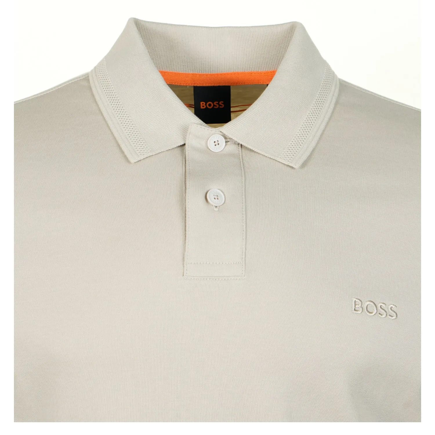 Pe Interlock Long Sleeve Polo Shirt 271 Light Beige sold by RAGAZZI product image thumbnail 3