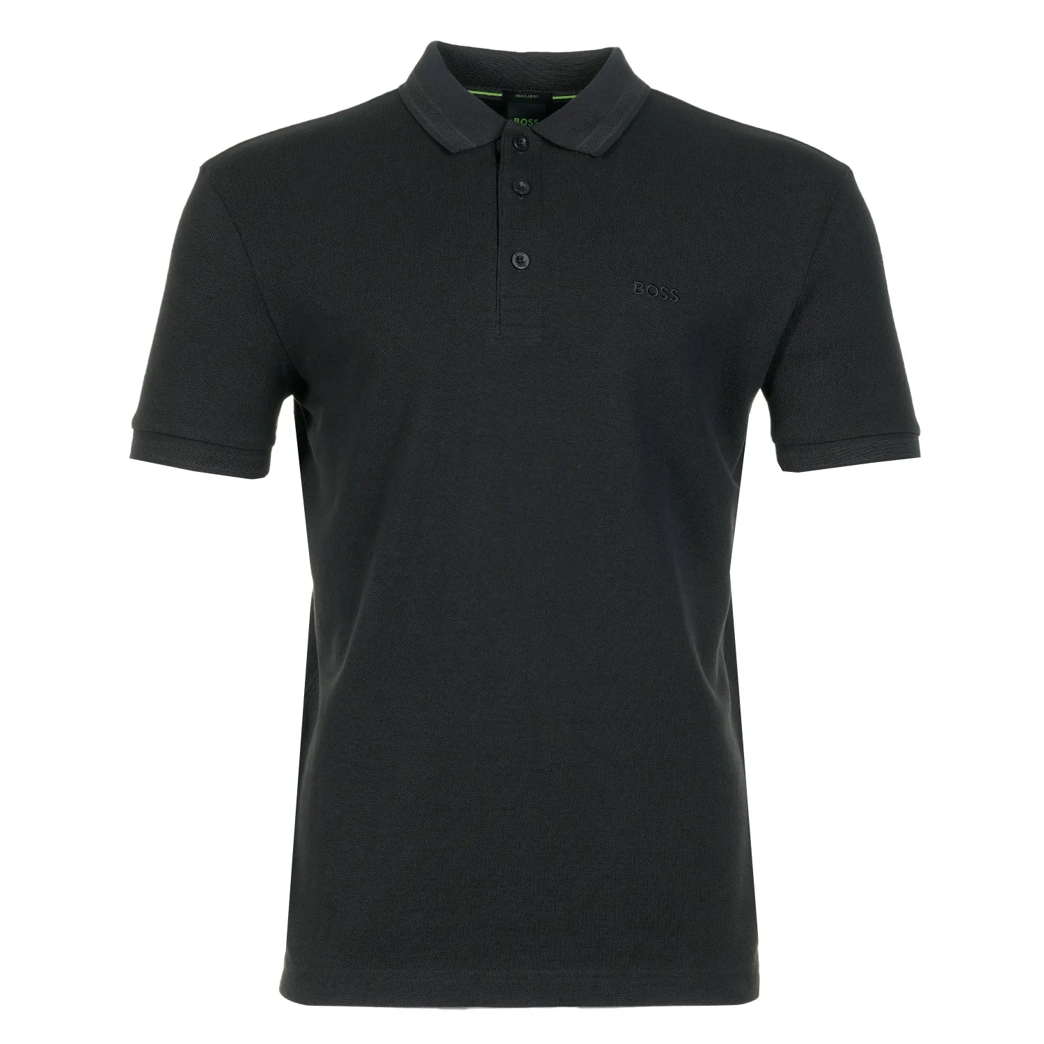 Paddy Short Sleeve Polo Shirt 009 Black sold by RAGAZZI