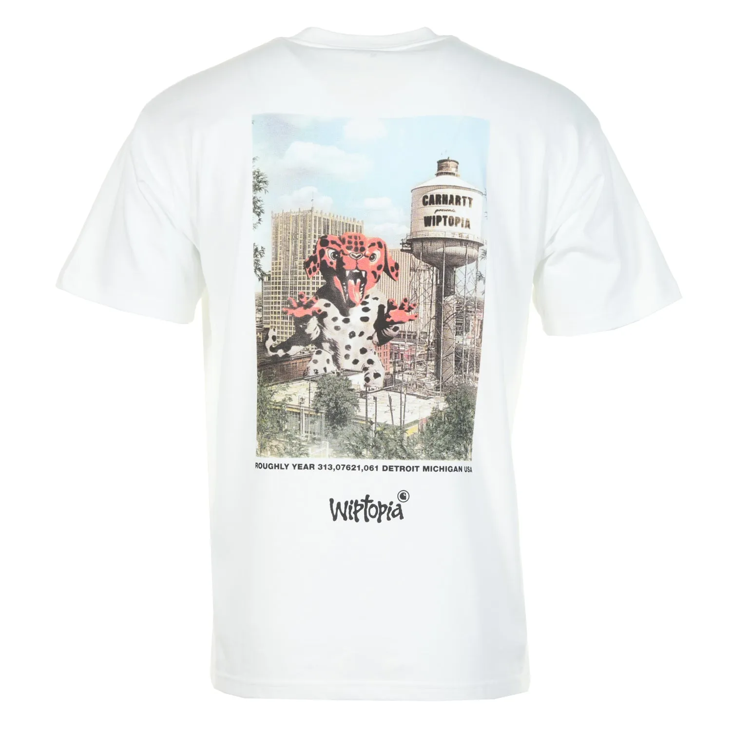Short Sleeve Wiptopia T Shirt White sold by RAGAZZI product image thumbnail 2