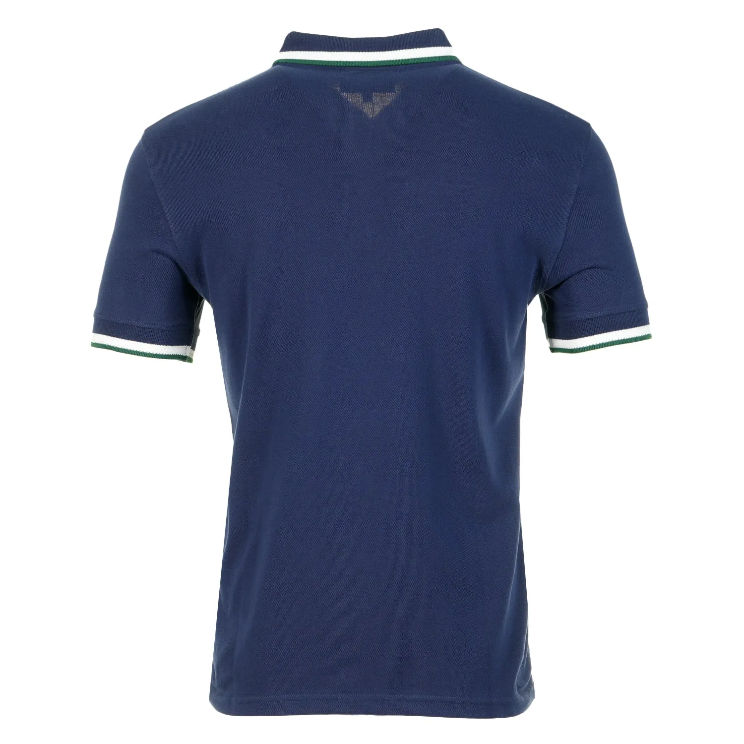 Short Sleeve Nanto Zip Polo Shirt Maritime Blue sold by RAGAZZI product image thumbnail 2