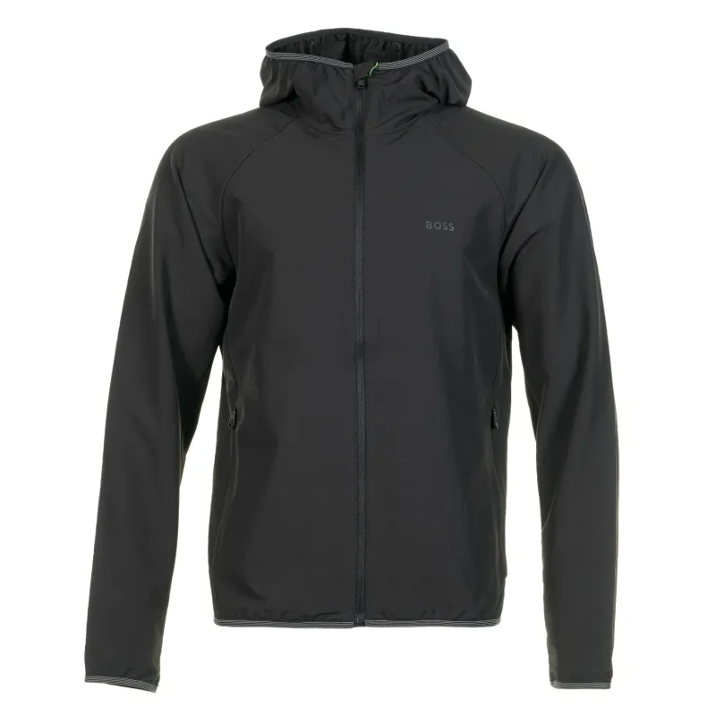 L Commuter Hooded Track Jacket Black sold by RAGAZZI
