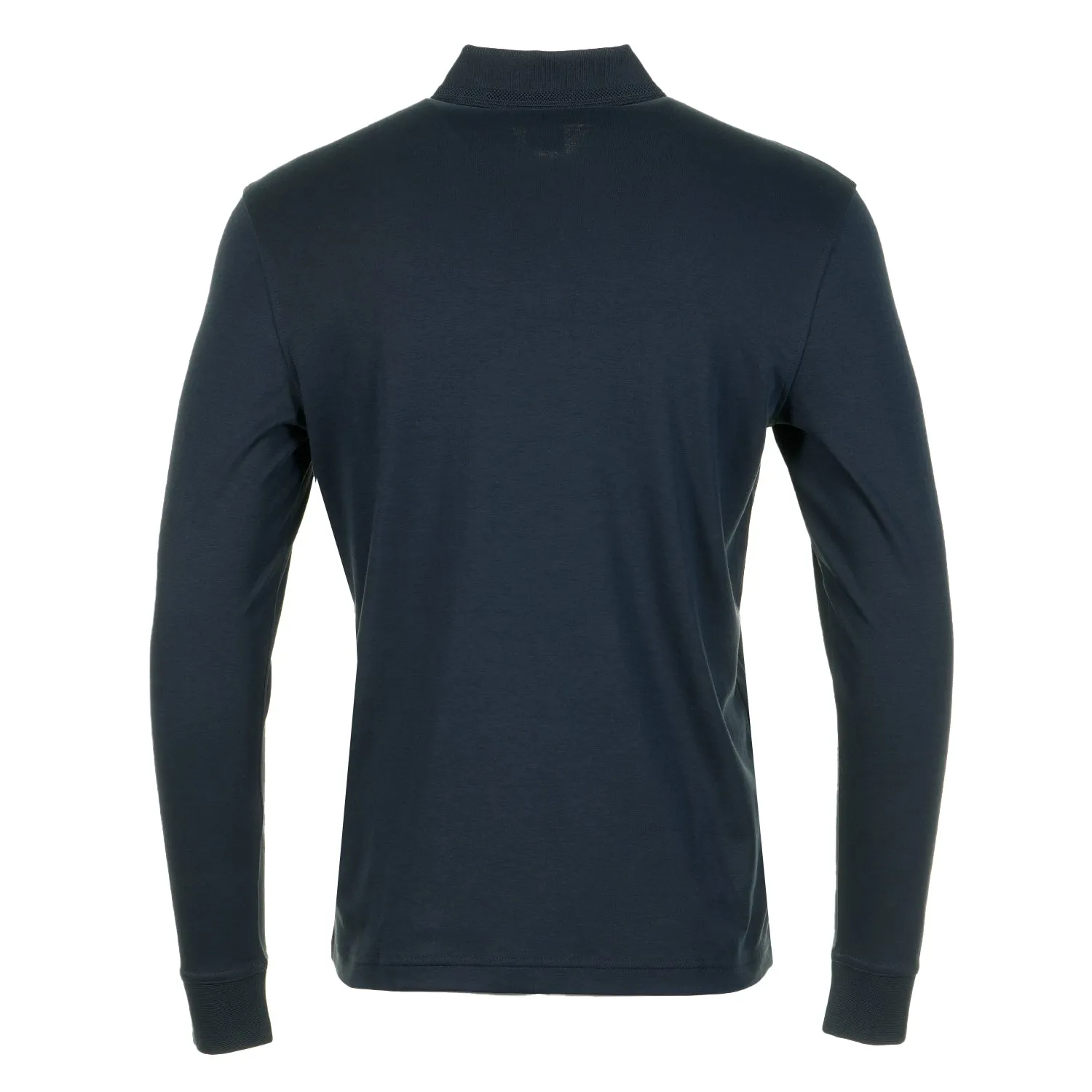 Pe Interlock Long Sleeve Polo Shirt Dark Blue sold by RAGAZZI product image thumbnail 2