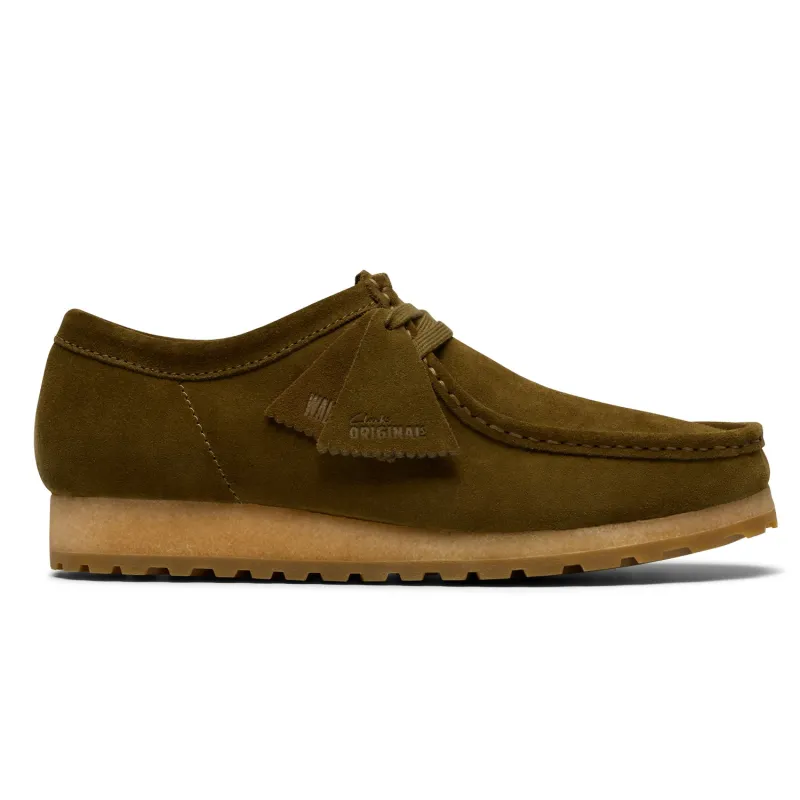Wallabee RB Shoe Olive Suede sold by RAGAZZI