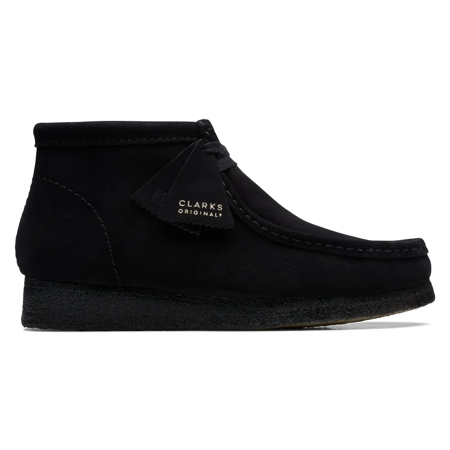 Wallabee Boot Black Suede sold by RAGAZZI
