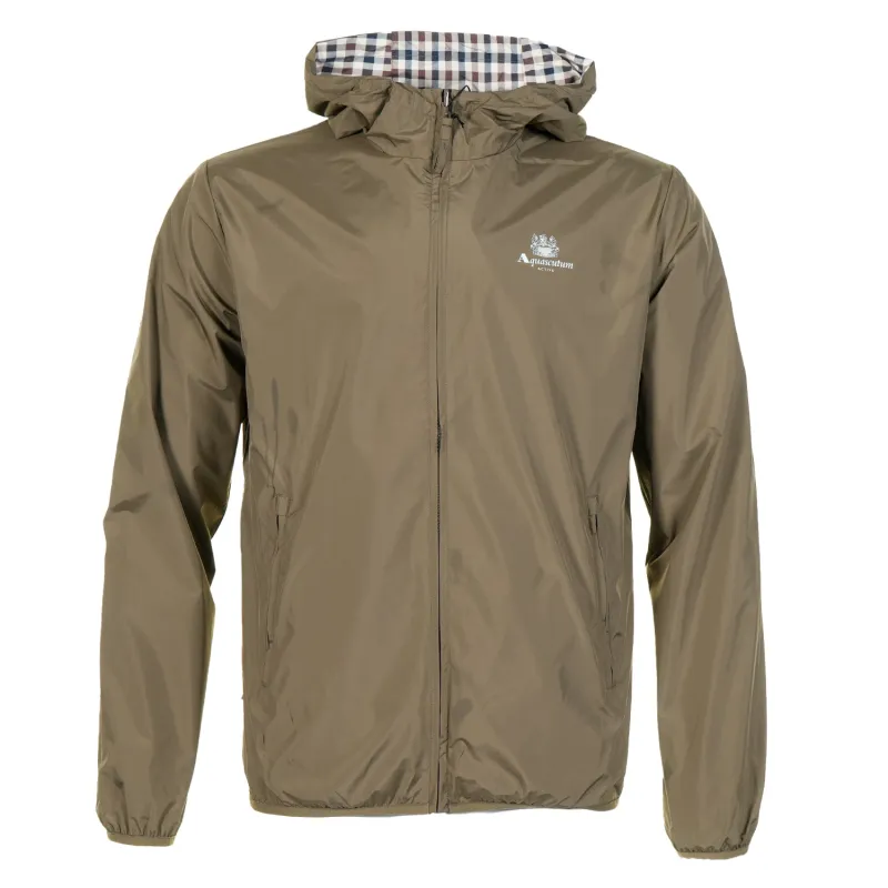 Reversible Active Hooded Sailor Windrunner Jacket Army Green sold by RAGAZZI
