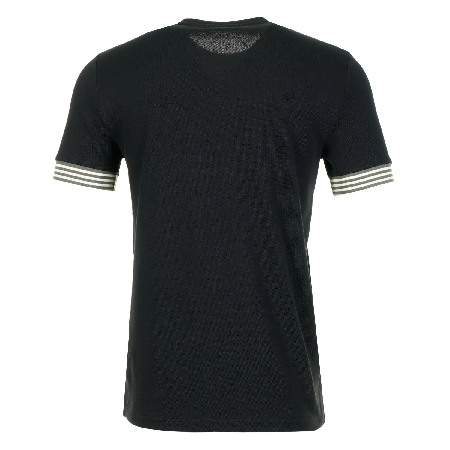Striped Cuff T Shirt Black Green sold by RAGAZZI product image thumbnail 2