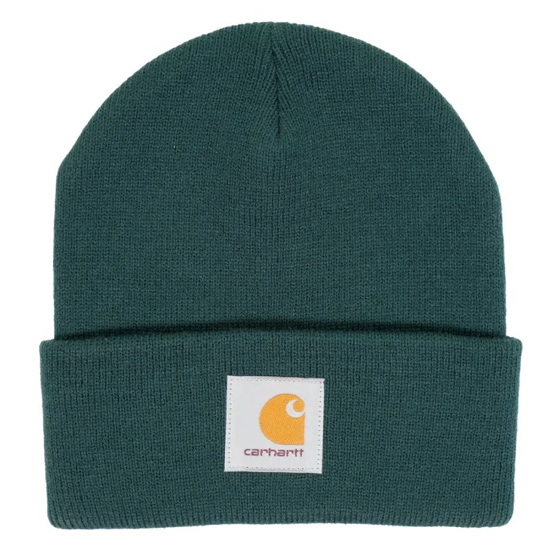 Short Acrylic Watch Hat Dark Fir sold by RAGAZZI