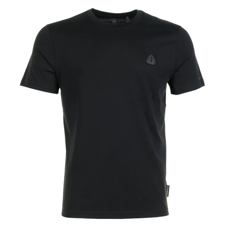 Short Sleeve Crescent T Shirt Black sold by RAGAZZI