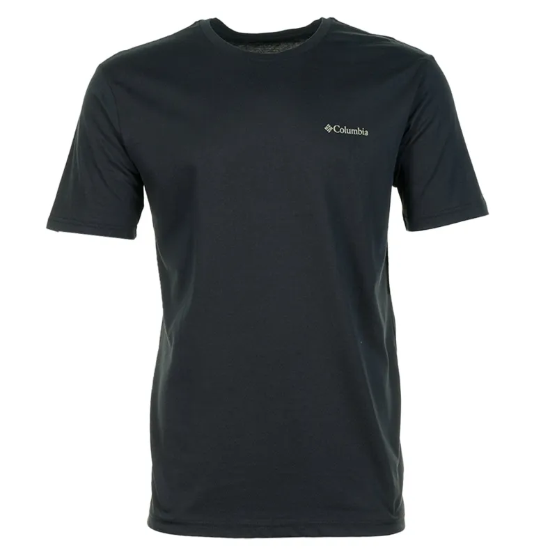 Short Sleeve North Cascades Tee Black Framed Treebark sold by RAGAZZI