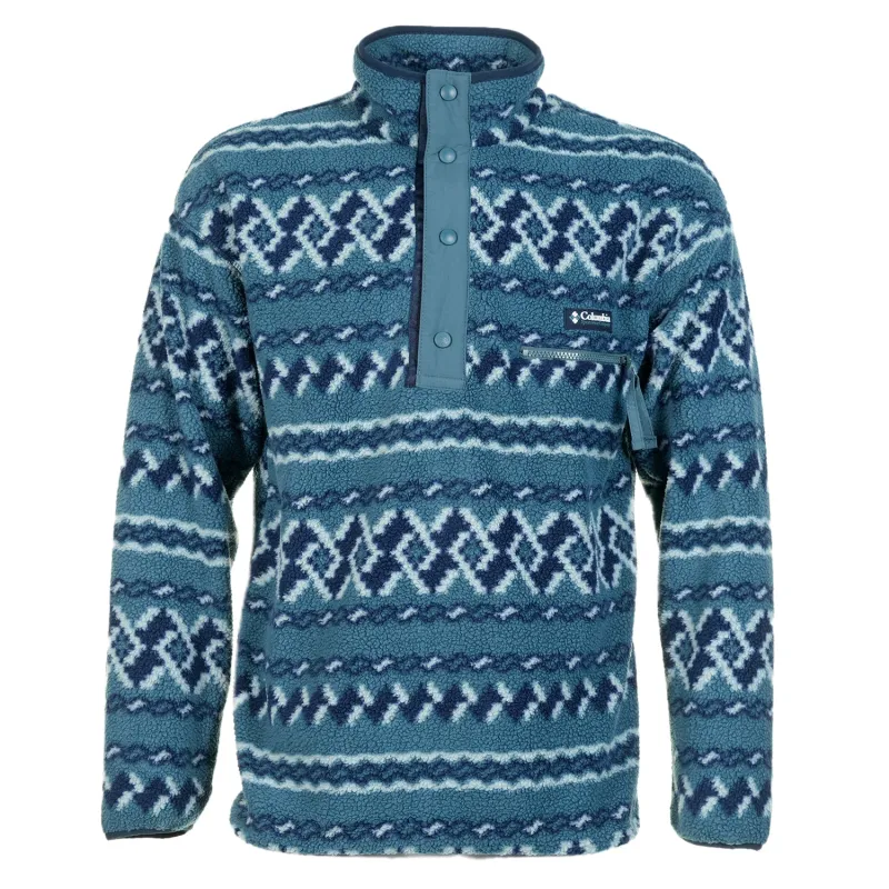 Helvetia 2 Half Snap Fleece Everblue sold by RAGAZZI