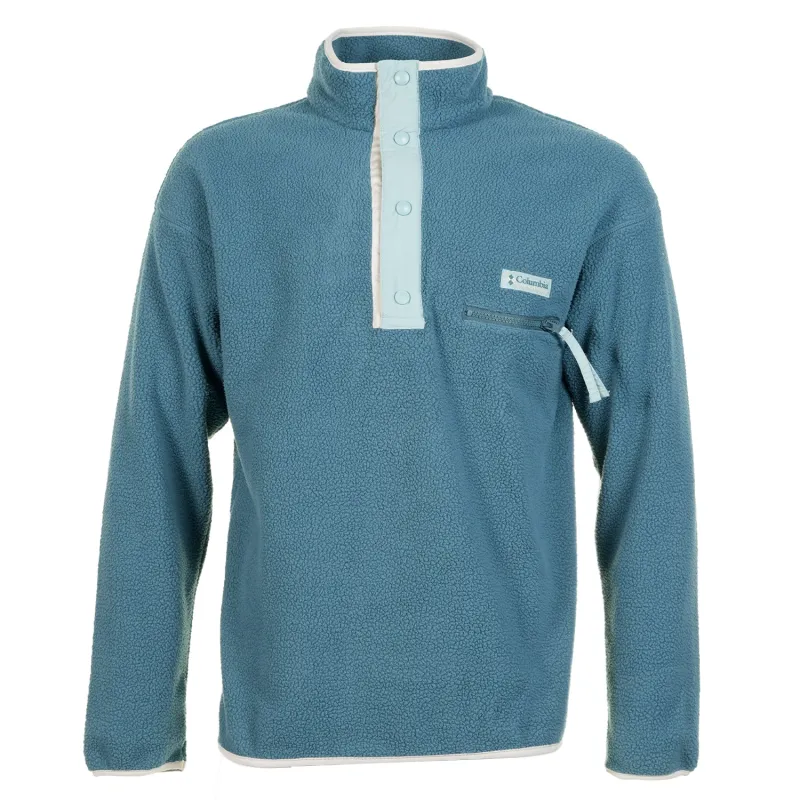 Helvetia 2 Printed Half Snap Fleece Everblue sold by RAGAZZI