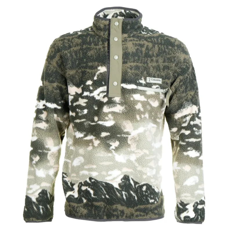 Helvetia 2 Printed Half Snap Fleece Safari sold by RAGAZZI