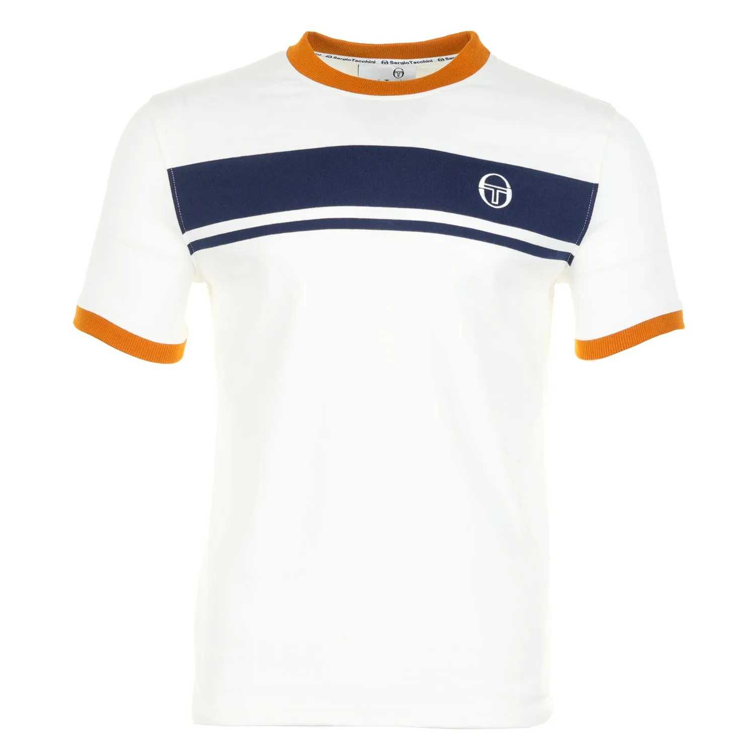 Short Sleeve Master Tee Gardenia Maritime Blue Pumpkin Spice sold by RAGAZZI