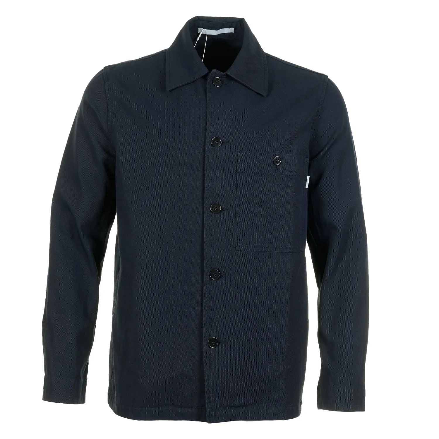 Norse Standard Twill Overshirt Dark Navy sold by RAGAZZI