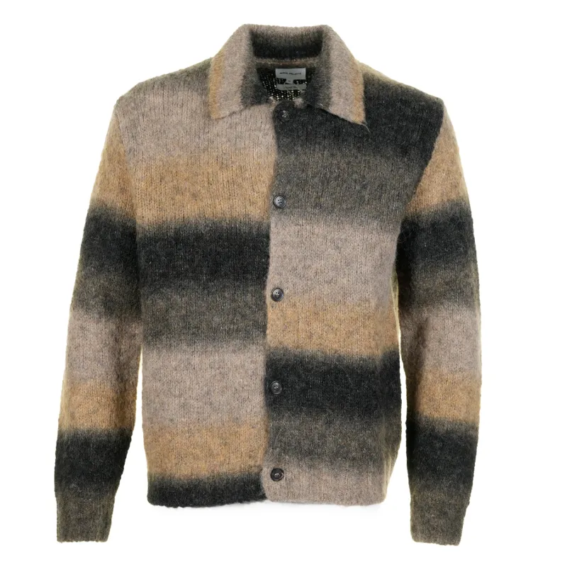 Erik Gradient Alpaca Wool Jacket Utility Khaki sold by RAGAZZI