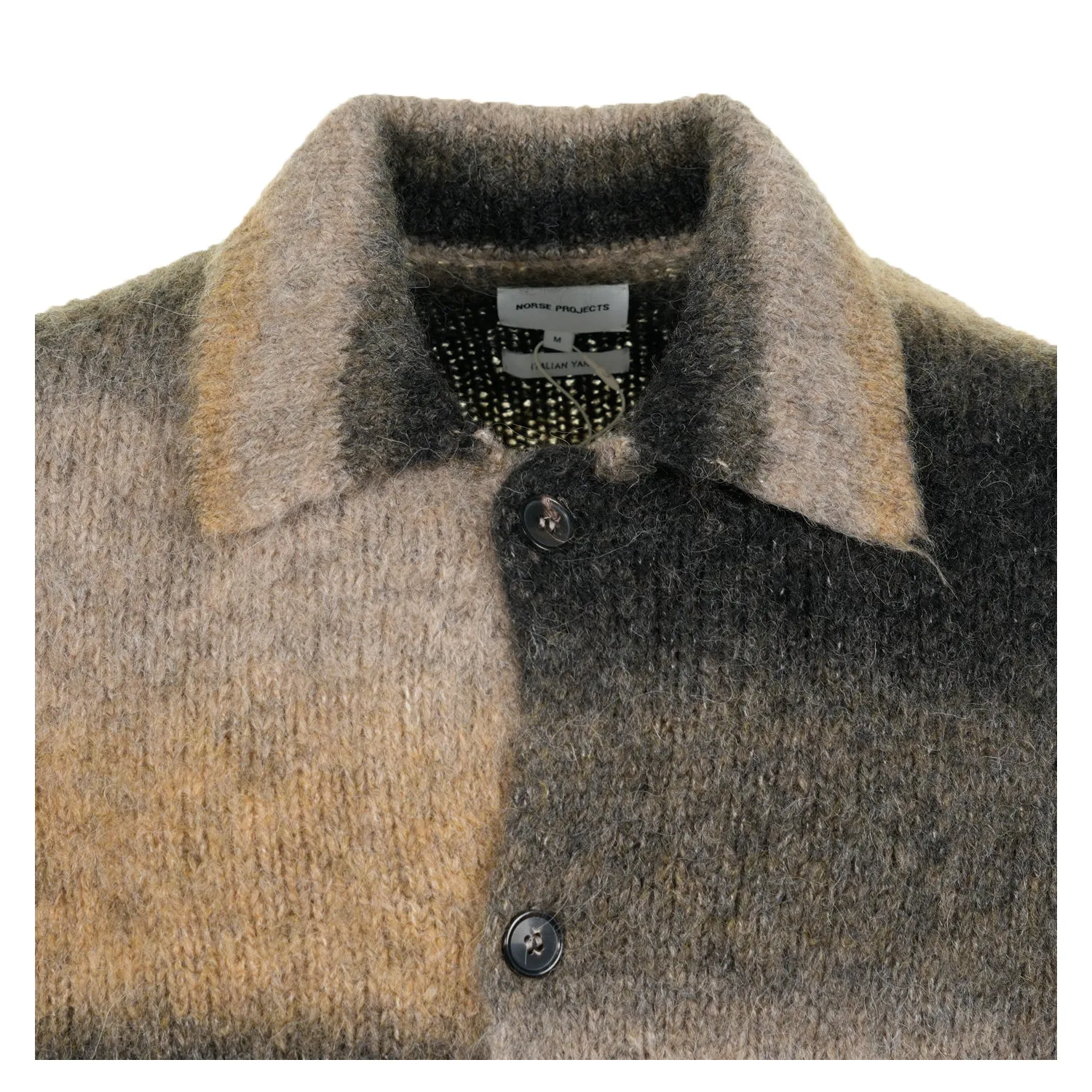 Erik Gradient Alpaca Wool Jacket Utility Khaki sold by RAGAZZI product image thumbnail 4