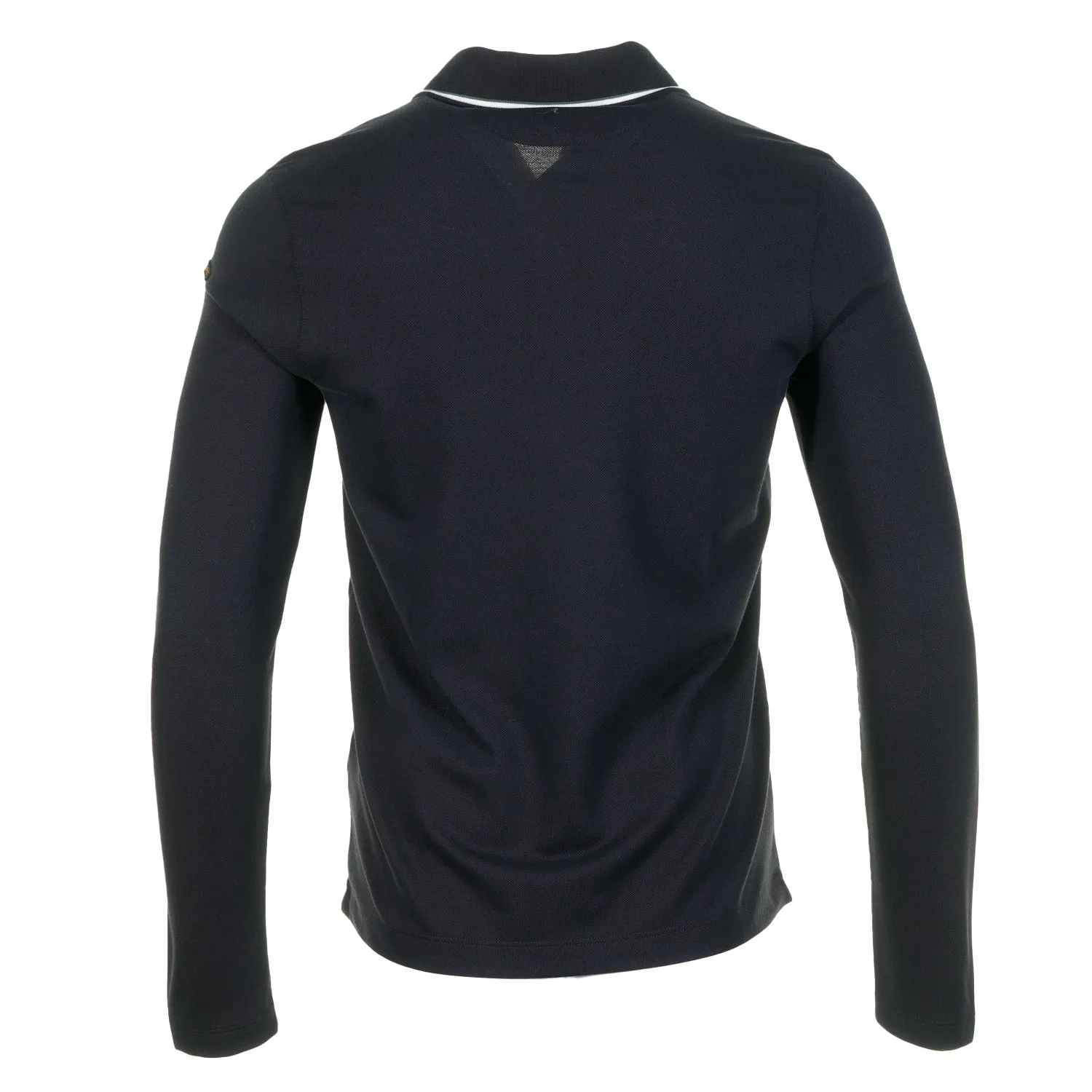 Long Sleeve Tipped Polo Shirt Navy sold by RAGAZZI product image thumbnail 2