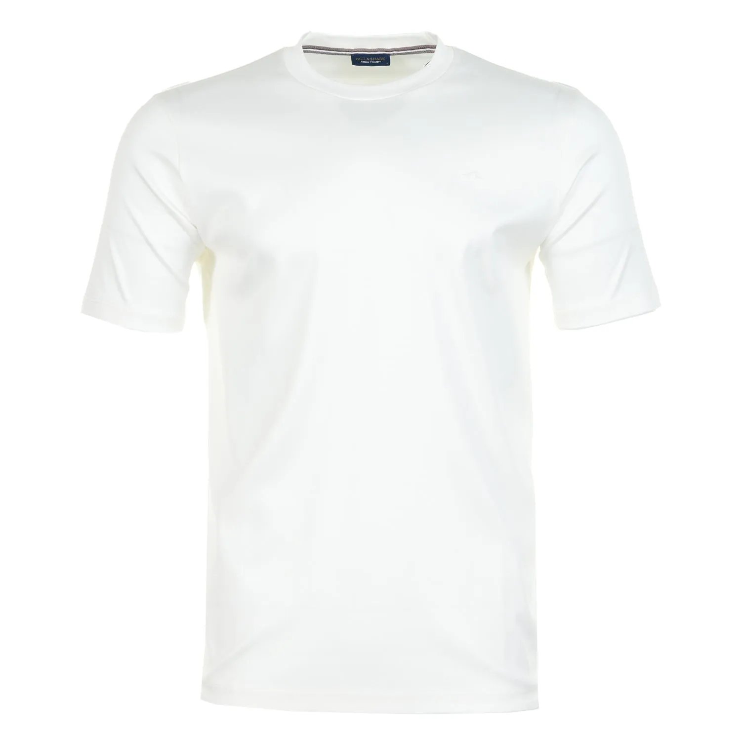 Short Sleeve Aqua Touch Cotton T Shirt White sold by RAGAZZI