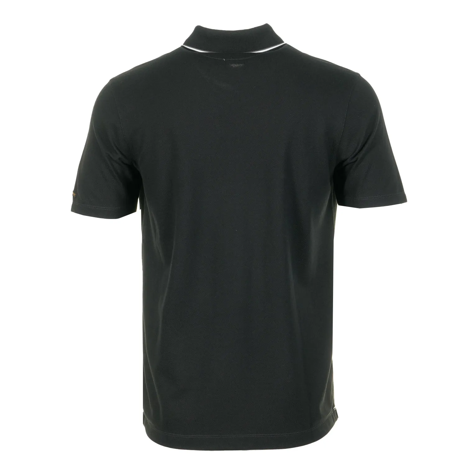 Short Sleeve XSoft Tipped Polo Shirt Black sold by RAGAZZI product image thumbnail 2
