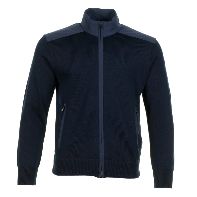 Typhoon Re Stretch 4x4 Wool Full Zip Jumper Navy sold by RAGAZZI