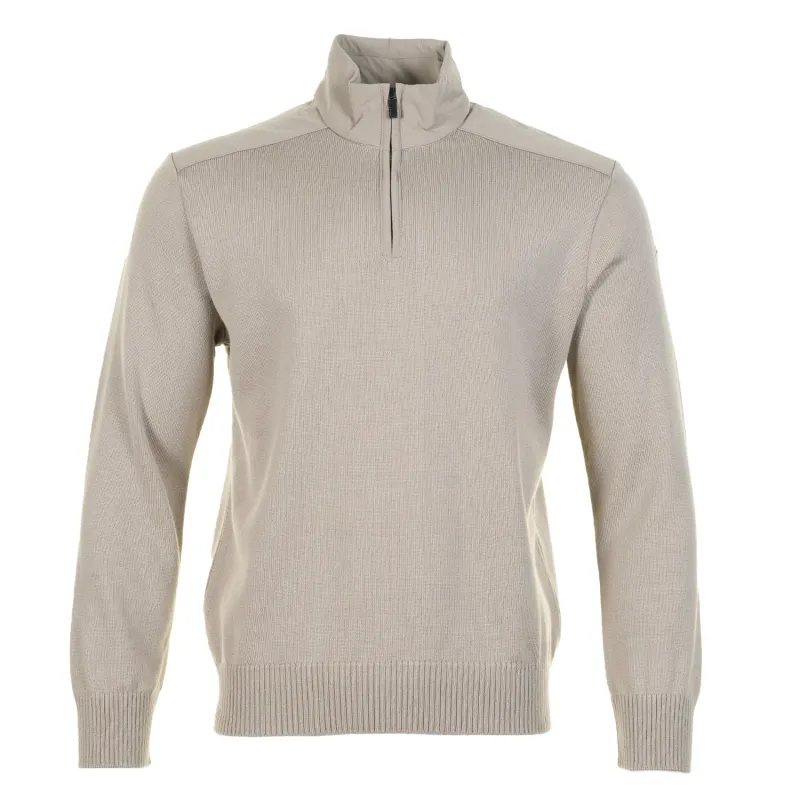 Typhoon Re Stretch 4x4 Wool Half Zip Jumper Beige sold by RAGAZZI