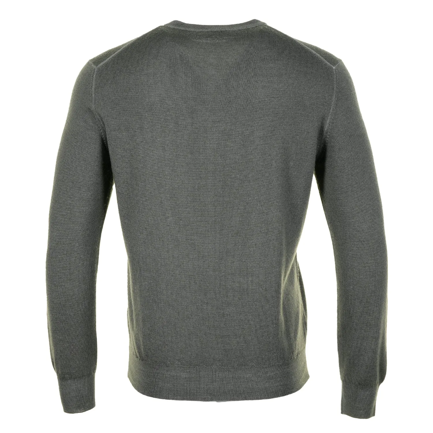 Lambswool Knitted Sweatshirt Khaki Green sold by RAGAZZI product image thumbnail 2