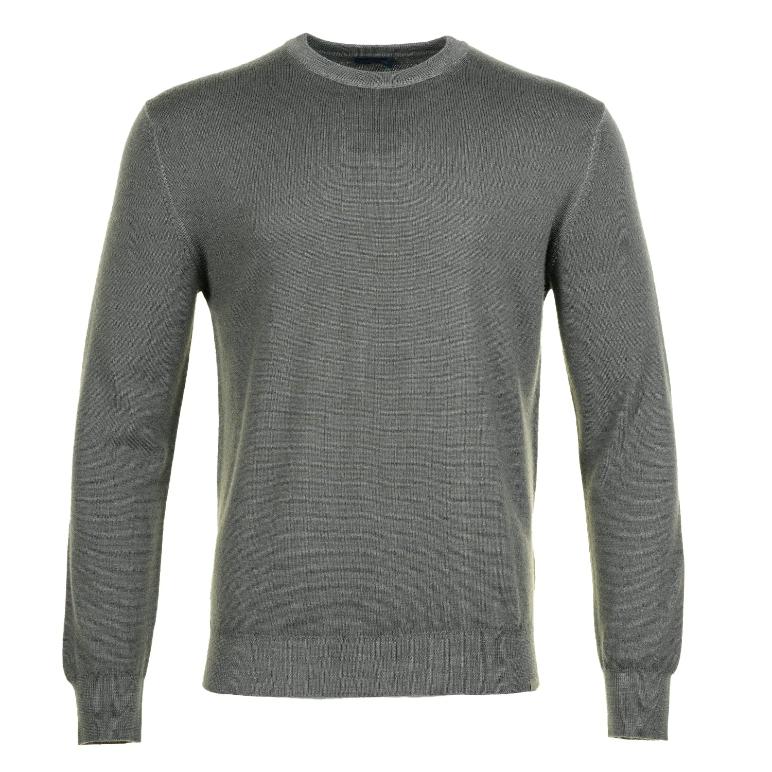 Lambswool Knitted Sweatshirt Khaki Green sold by RAGAZZI