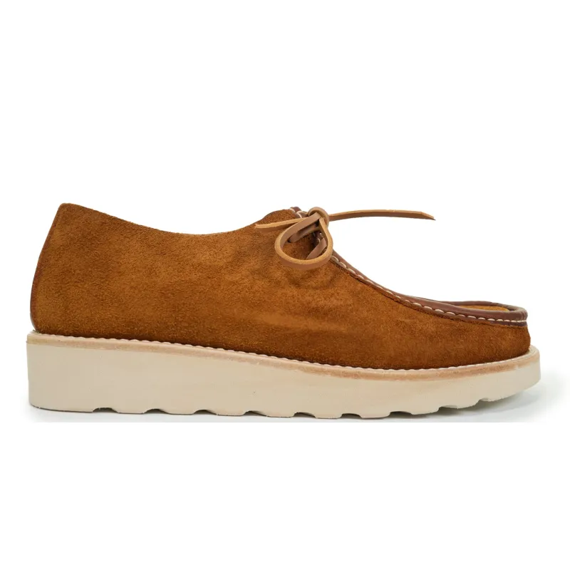 Zardus Santos Suede Shoe Chestnut sold by RAGAZZI