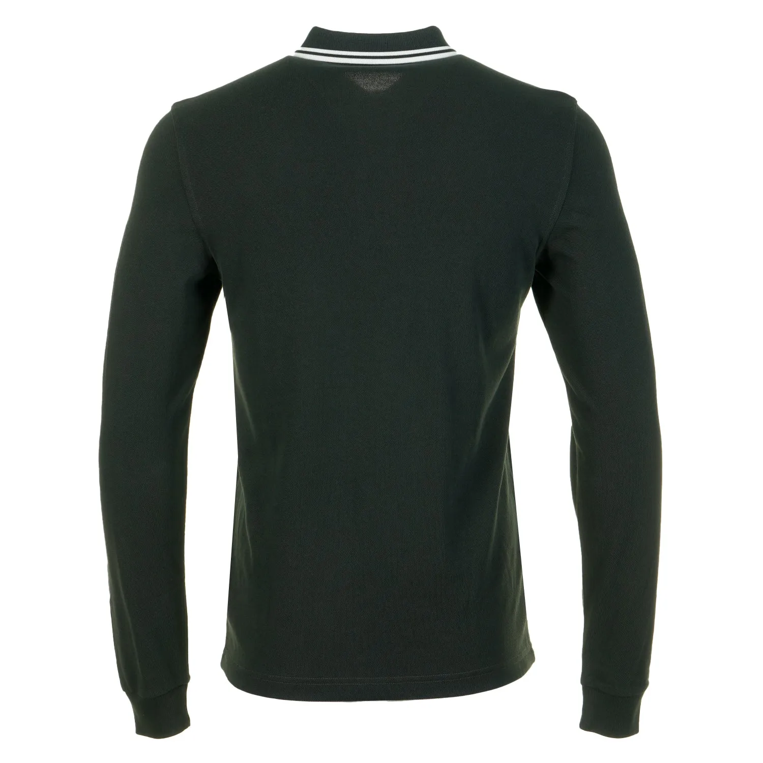 Long Sleeve Twin Tipped Polo Shirt Night Green Snow White sold by RAGAZZI product image thumbnail 2