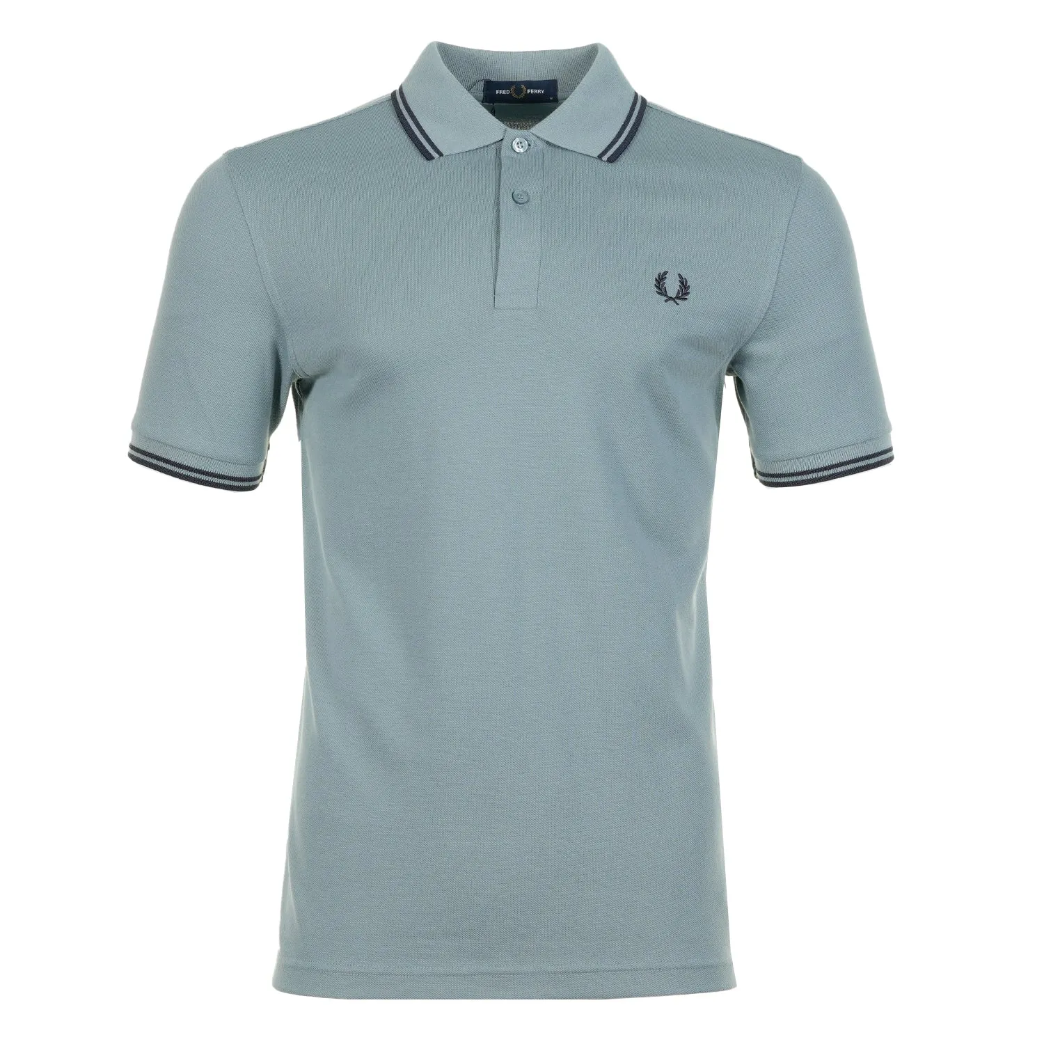 Short Sleeve Twin Tipped Polo Shirt Stockport Blue Navy sold by RAGAZZI