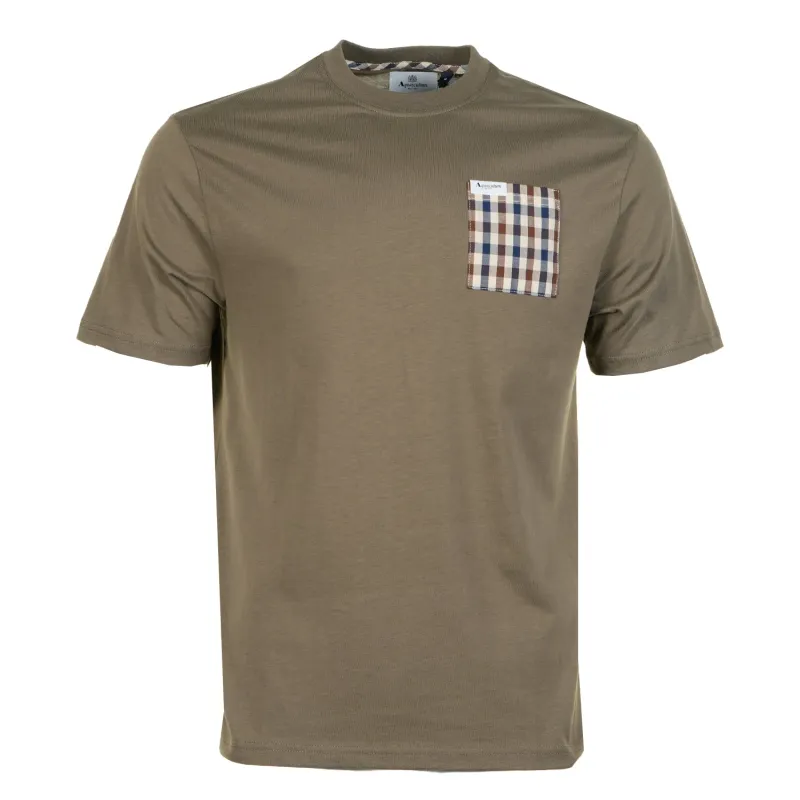 Active Club Check Pocket T Shirt Army sold by RAGAZZI