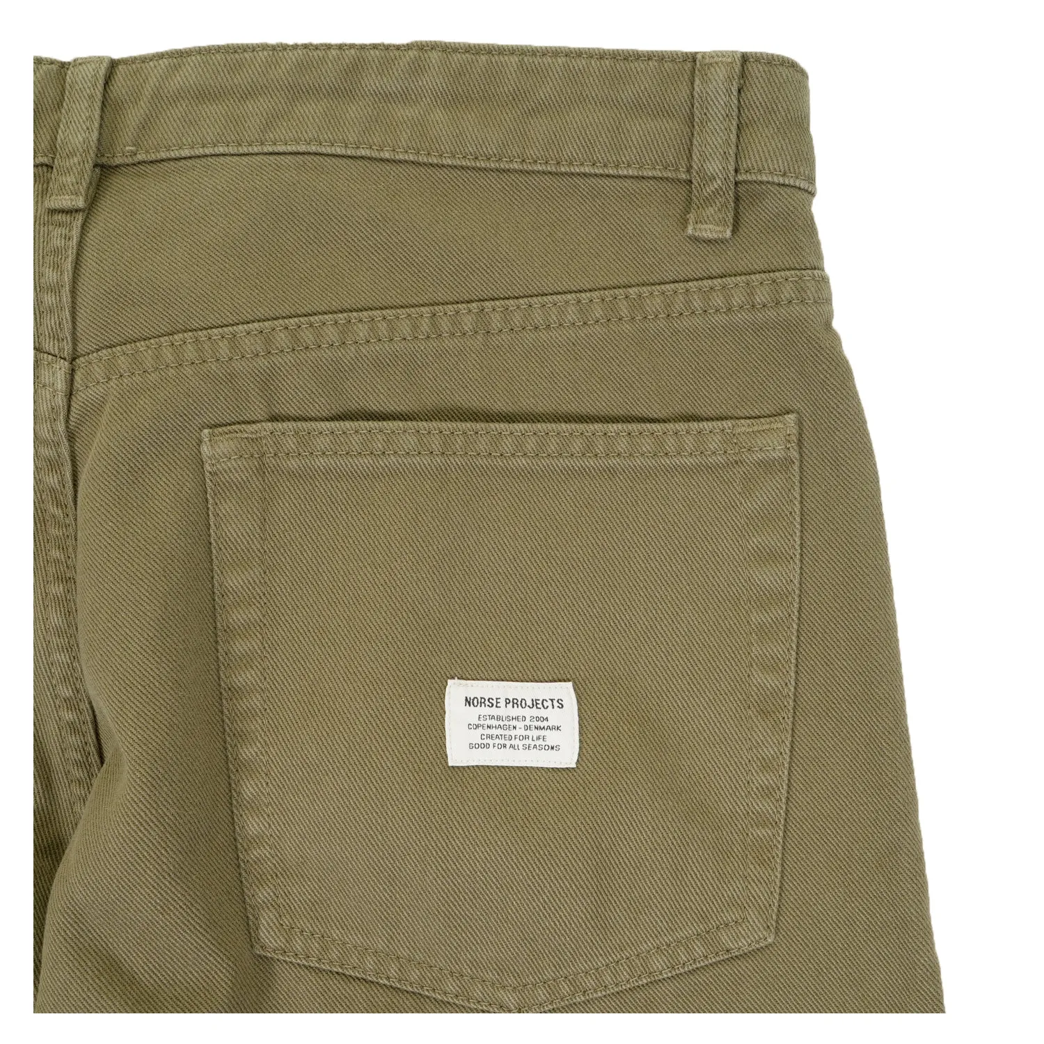 Mogens Relaxed 5 Pocket Heavy Twill Olive Night sold by RAGAZZI product image thumbnail 4