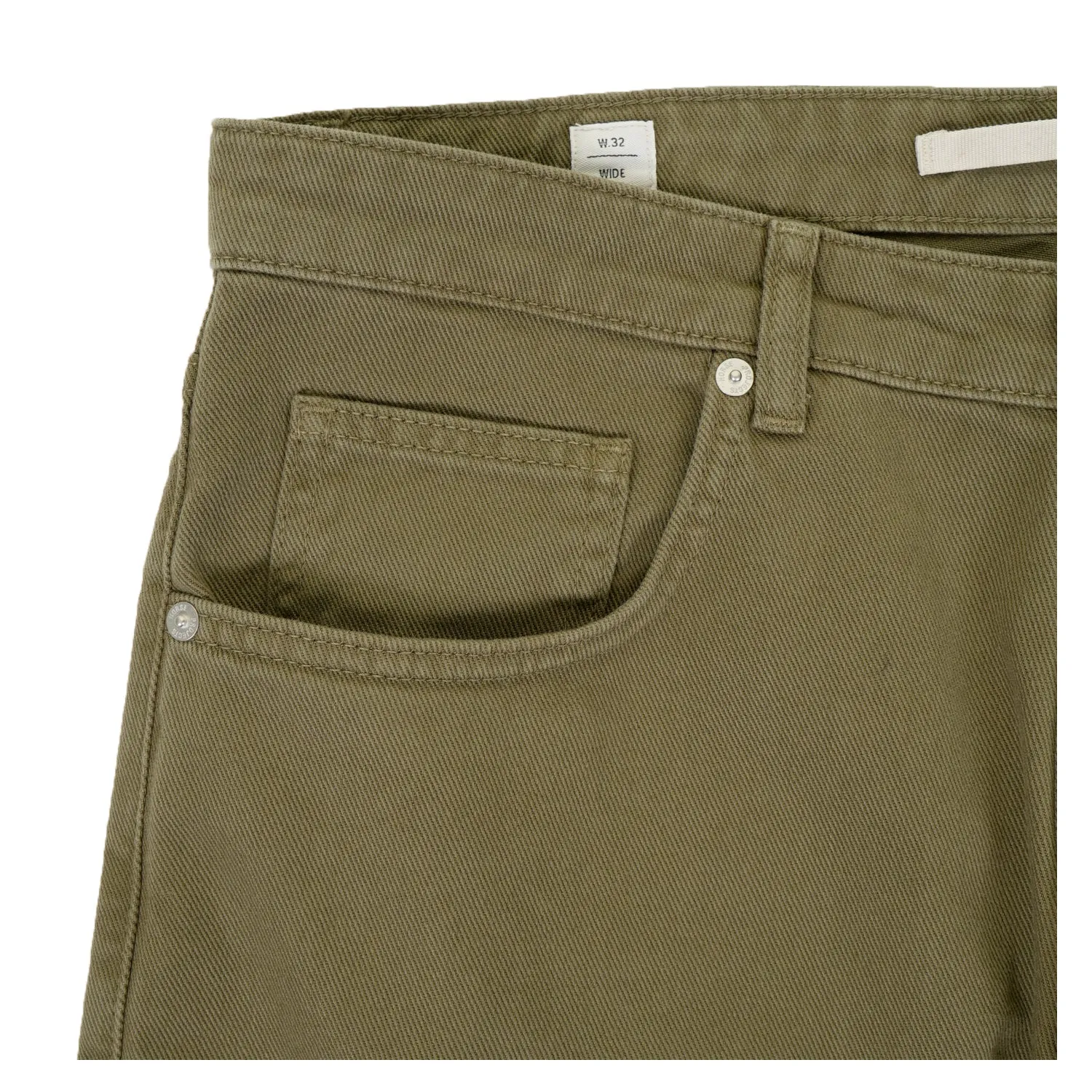 Mogens Relaxed 5 Pocket Heavy Twill Olive Night sold by RAGAZZI product image thumbnail 3