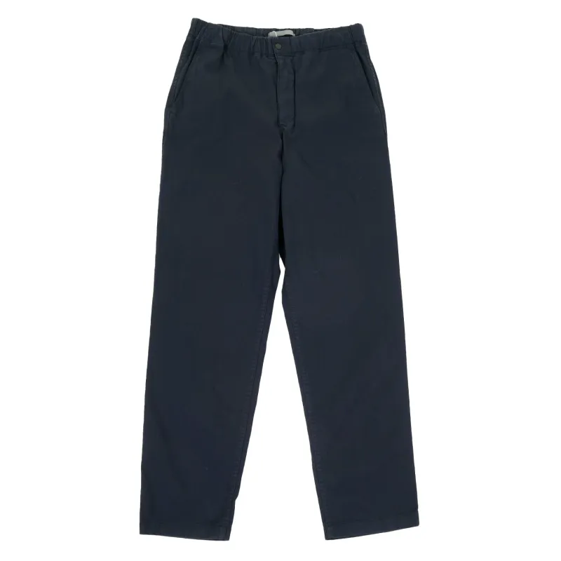 Ezra Relaxed Stretch Twill Trousers Dark Navy sold by RAGAZZI